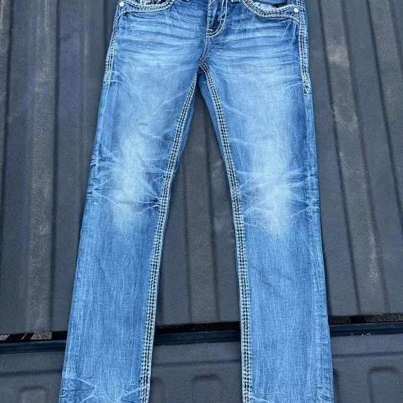 Rock revival jeans for men